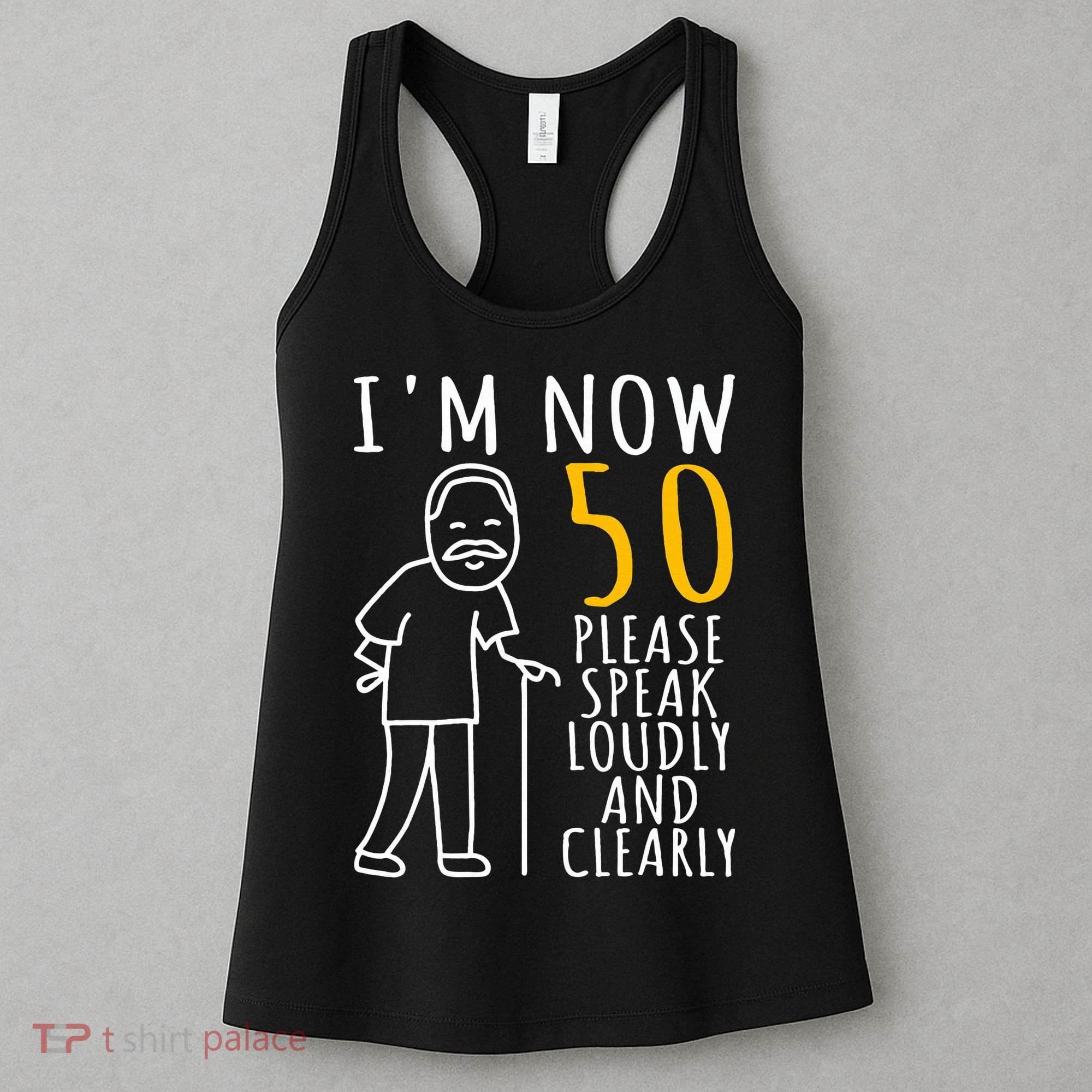 50th Birthday For Him I'm Now 50 Years Old Cool BDay Women's Tank Top