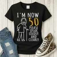 50th Birthday For Him I'm Now 50 Years Old Cool BDay Women's T-Shirt thumb 3