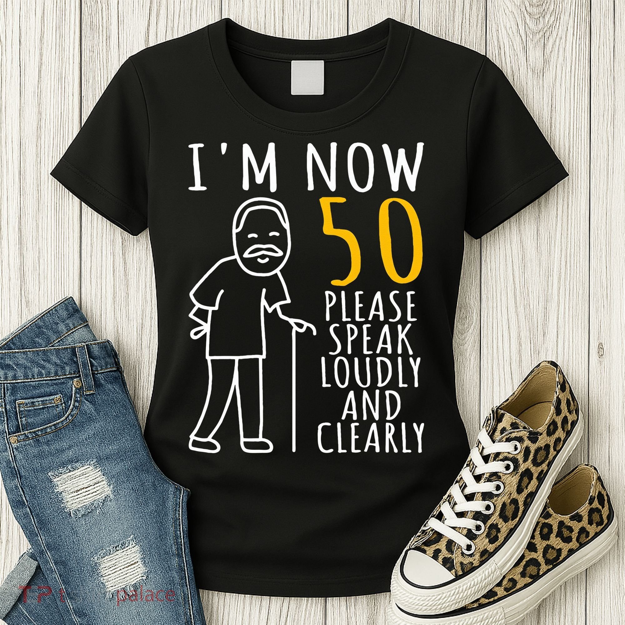 50th Birthday For Him I'm Now 50 Years Old Cool BDay Women's T-Shirt