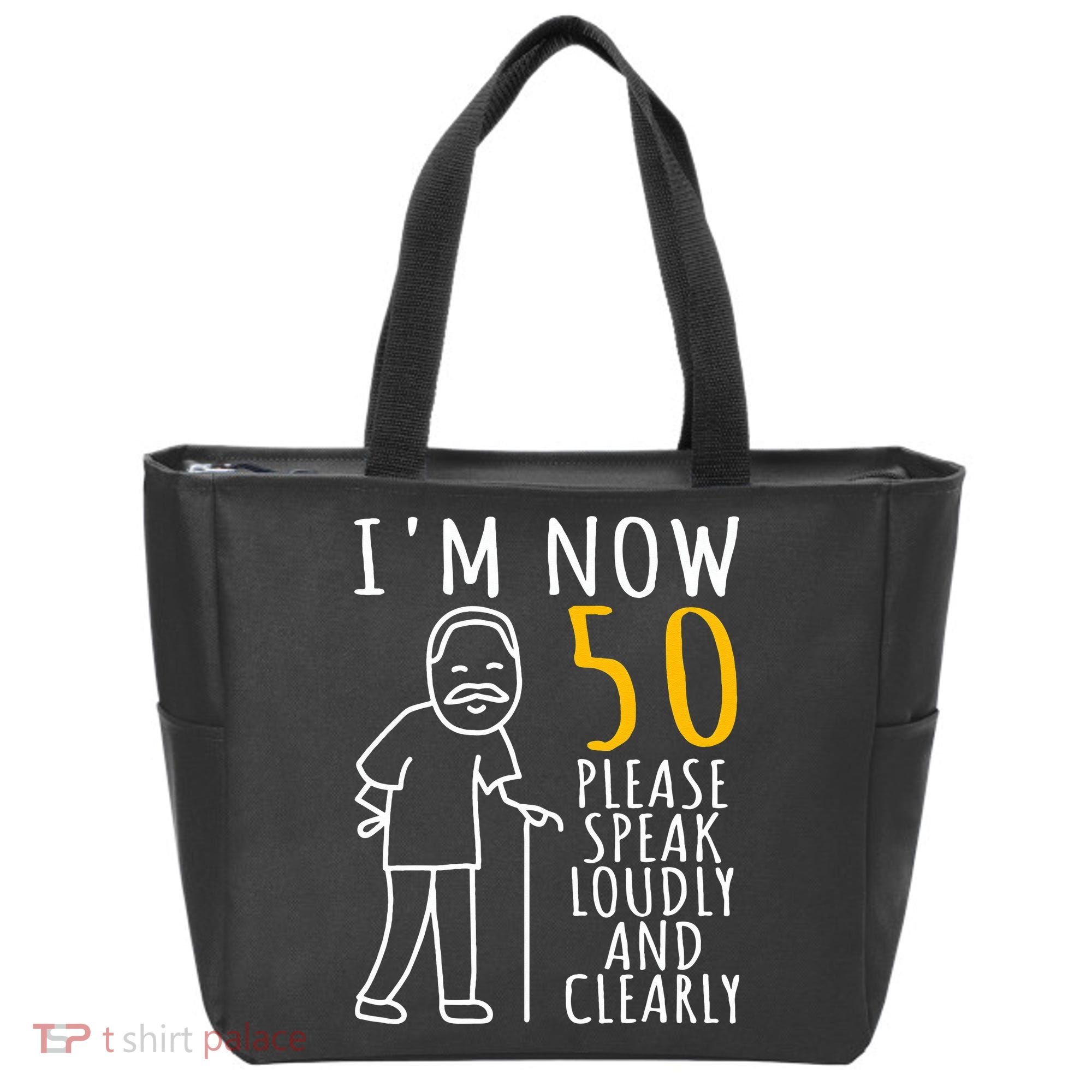 50th Birthday For Him I'm Now 50 Years Old Cool BDay Tote Bag