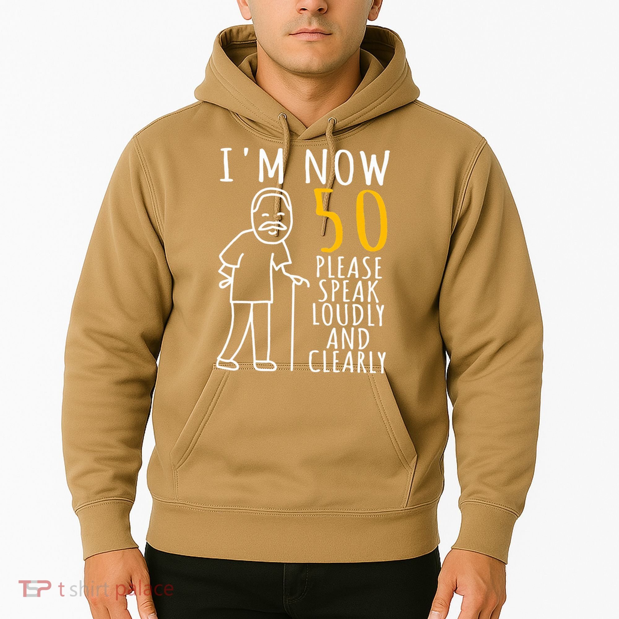 50th Birthday For Him I'm Now 50 Years Old Cool BDay Hoodie