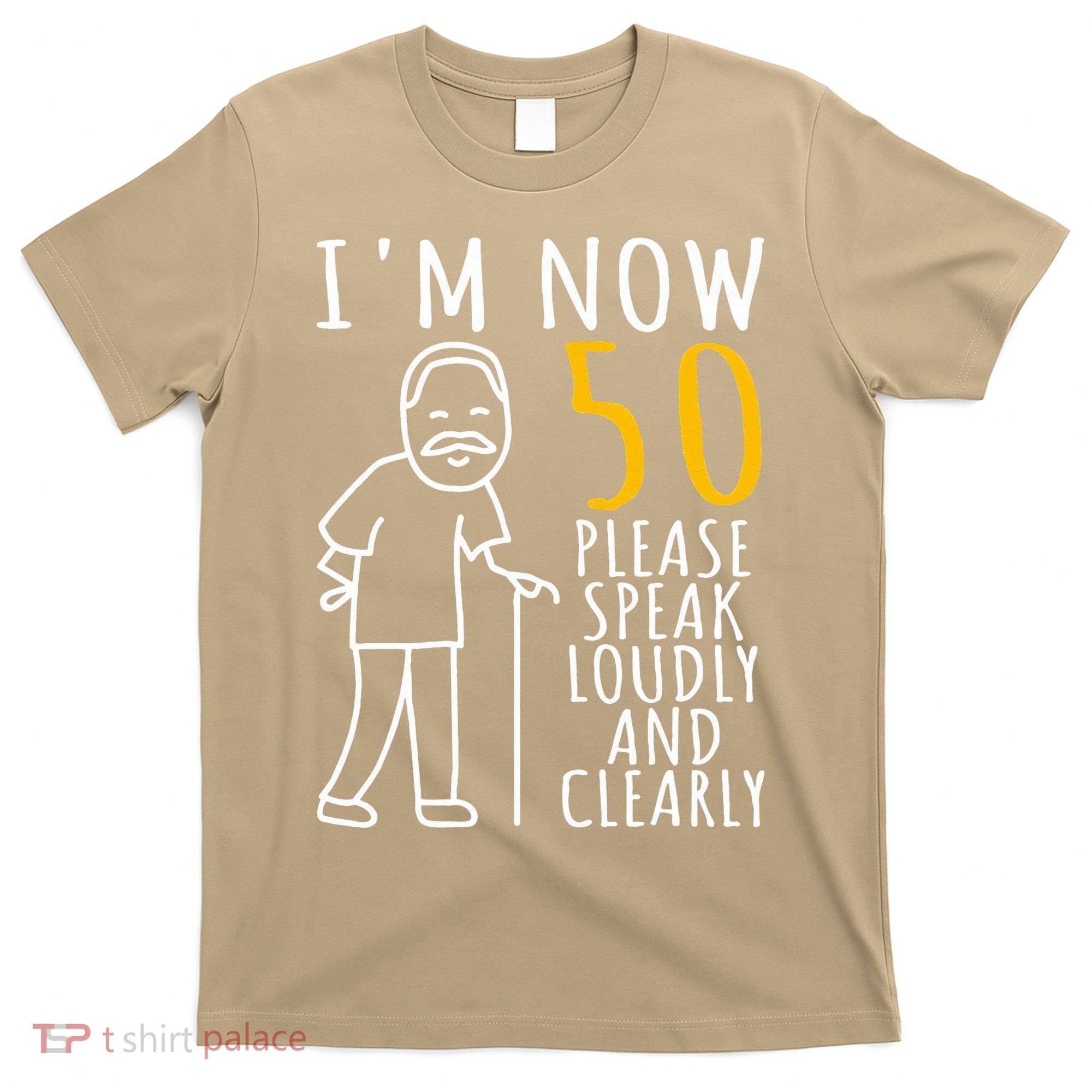 50th Birthday For Him I'm Now 50 Years Old Cool BDay T-Shirt