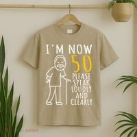 50th Birthday For Him I'm Now 50 Years Old Cool BDay T-Shirt thumb 2