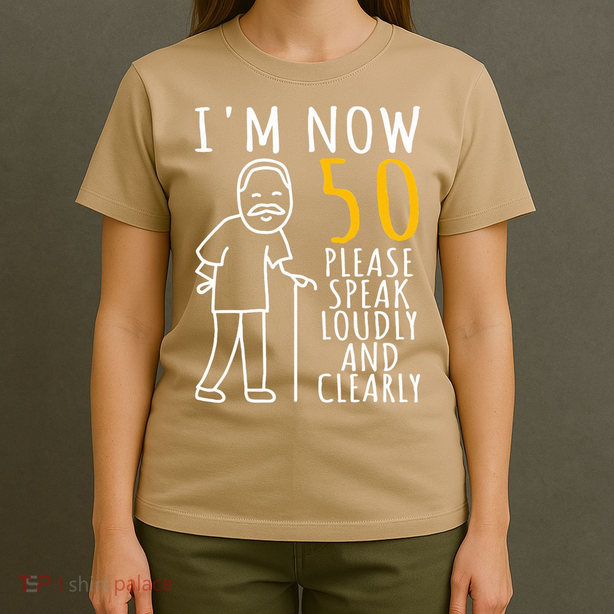50th Birthday For Him I'm Now 50 Years Old Cool BDay T-Shirt