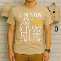 50th Birthday For Him I'm Now 50 Years Old Cool BDay T-Shirt thumb 6