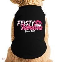 50th Birthday Feisty And Fabulous Since 1976  Doggie Tank thumb 0