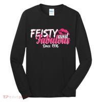 50th Birthday Feisty And Fabulous Since 1976  Tall Long Sleeve Shirt thumb 0
