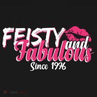 50th Birthday Feisty And Fabulous Since 1976  Tall Hoodie thumb 2