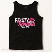 50th Birthday Feisty And Fabulous Since 1976  Tank Top thumb 2