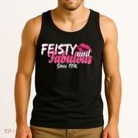 50th Birthday Feisty And Fabulous Since 1976  Tank Top thumb 3