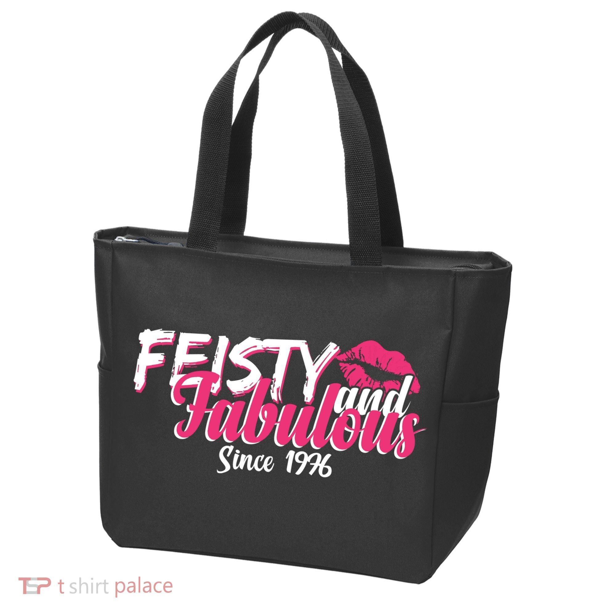 50th Birthday Feisty And Fabulous Since 1976  Tote Bag