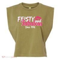 50th Birthday Feisty And Fabulous Since 1976  Garment-Dyed Women's Muscle Tee thumb 0