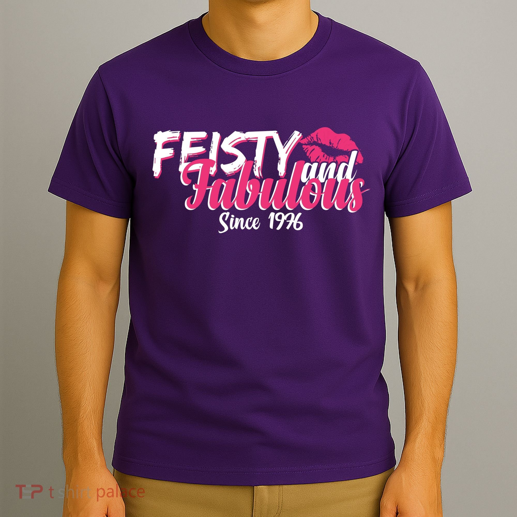 50th Birthday Feisty And Fabulous Since 1976  T-Shirt