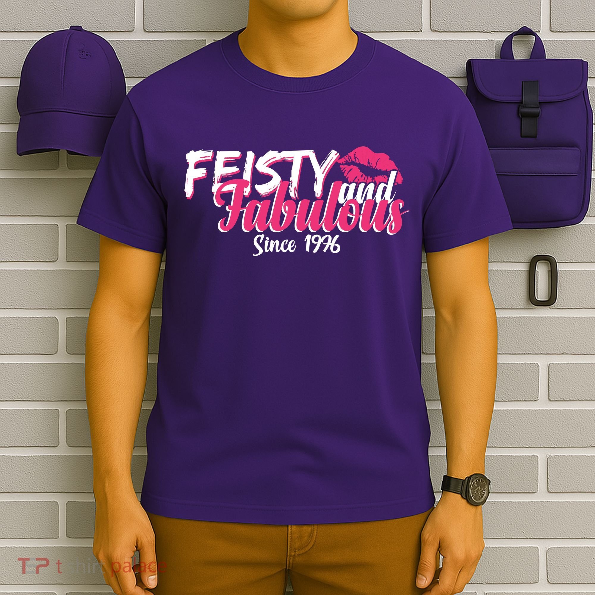 50th Birthday Feisty And Fabulous Since 1976  T-Shirt