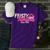 50th Birthday Feisty And Fabulous Since 1976  Tall T-Shirt thumb 3