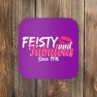 50th Birthday Feisty And Fabulous Since 1976  Coaster thumb 0
