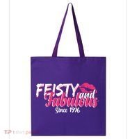 50th Birthday Feisty And Fabulous Since 1976  Tote Bag thumb 0