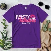50th Birthday Feisty And Fabulous Since 1976  Premium T-Shirt thumb 2