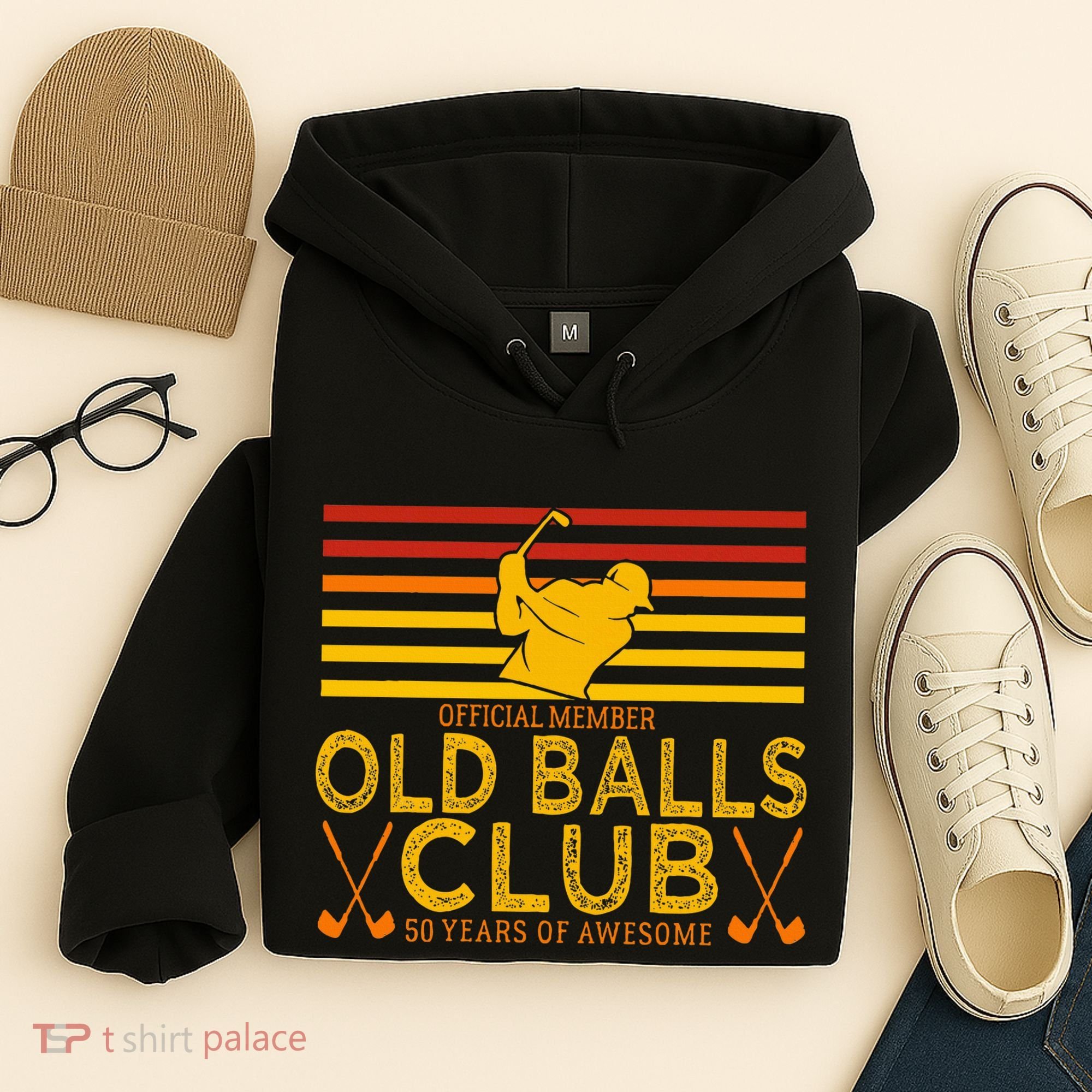 50th Birthday Funny Golf Old Balls Club Member Hoodie