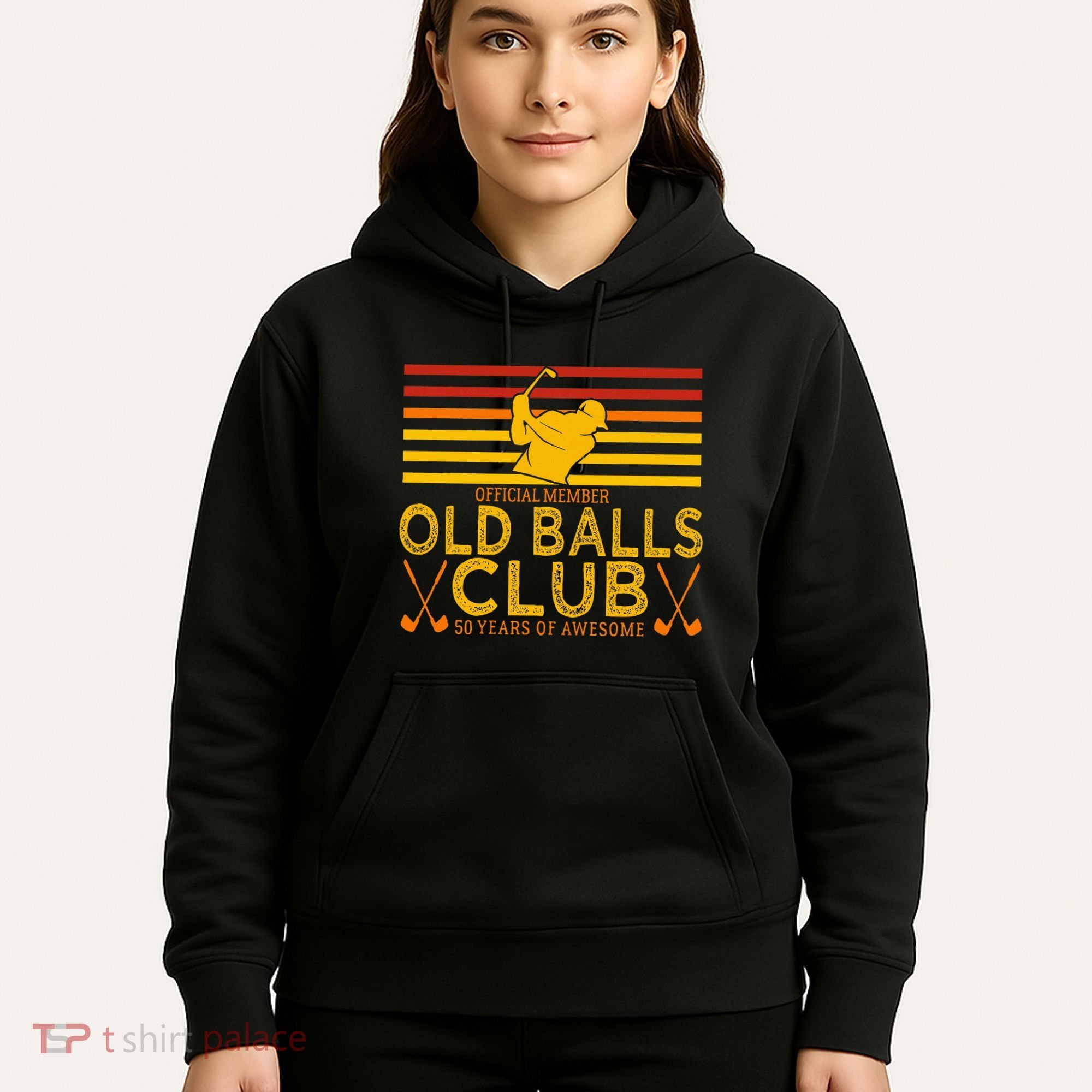 50th Birthday Funny Golf Old Balls Club Member Hoodie