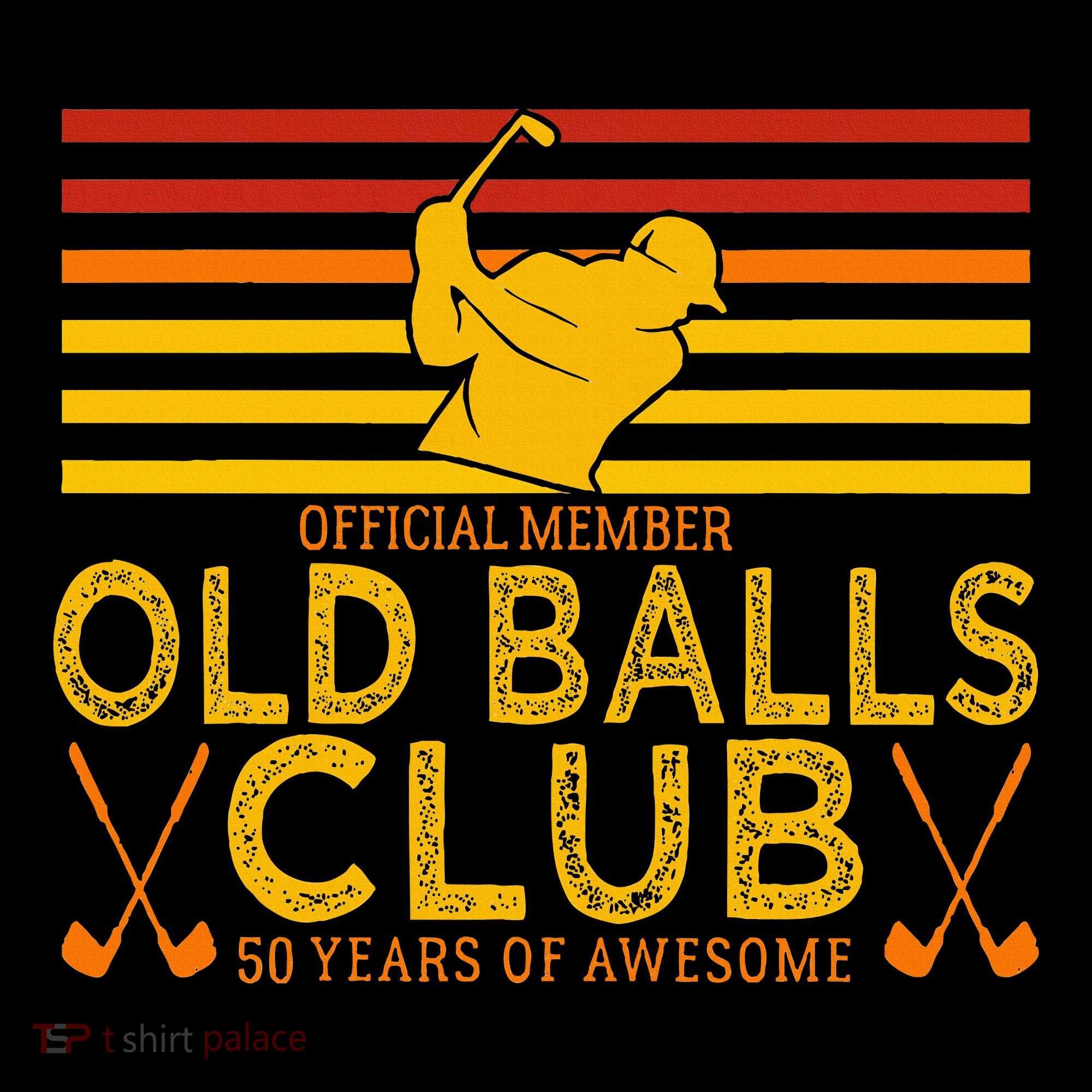 50th Birthday Funny Golf Old Balls Club Member Hoodie