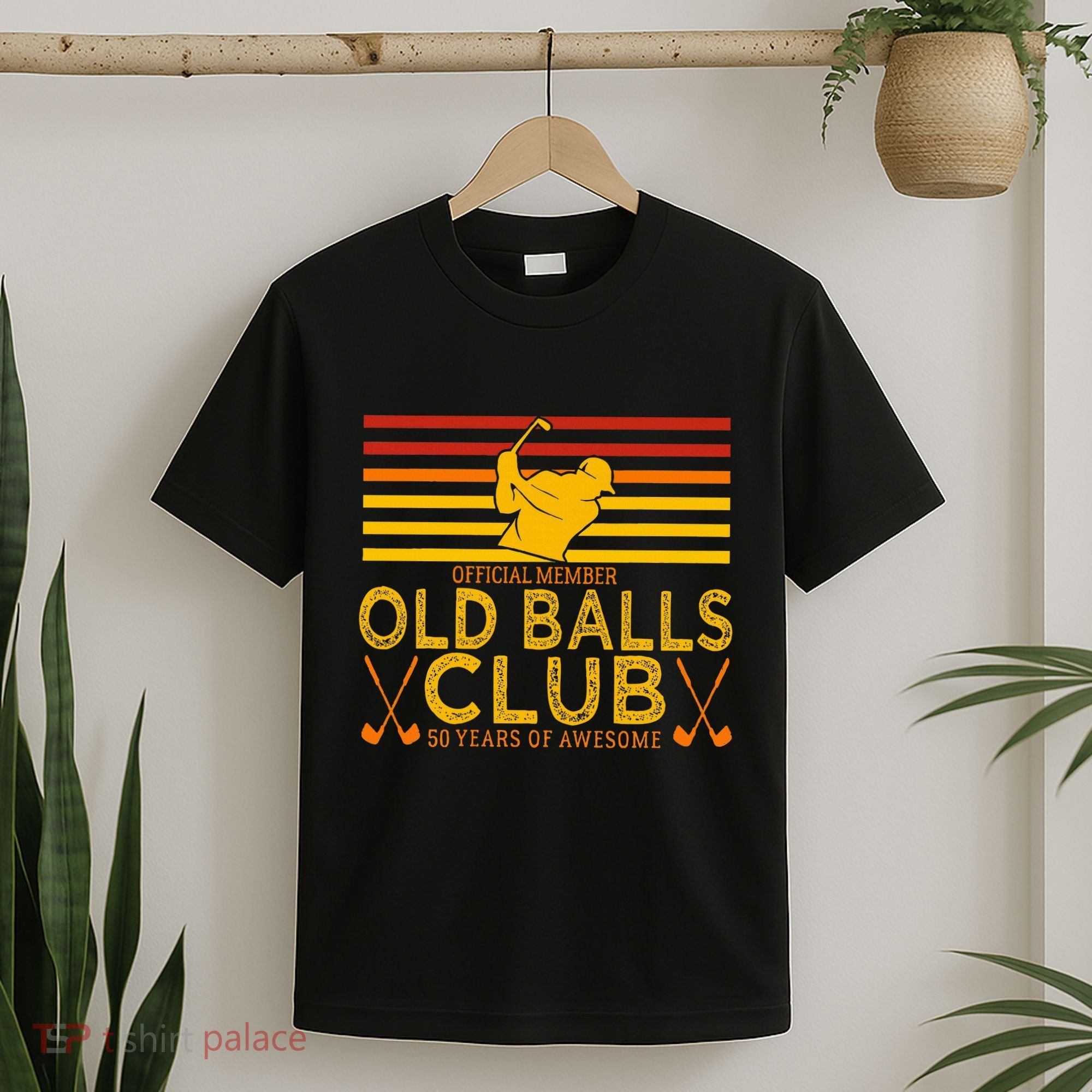 50th Birthday Funny Golf Old Balls Club Member T-Shirt