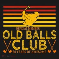 50th Birthday Funny Golf Old Balls Club Member Backpack thumb 2