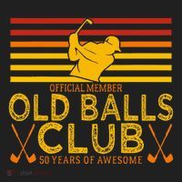 50th Birthday Funny Golf Old Balls Club Member Beanie thumb 2