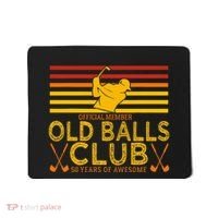 50th Birthday Funny Golf Old Balls Club Member Mousepad thumb 0