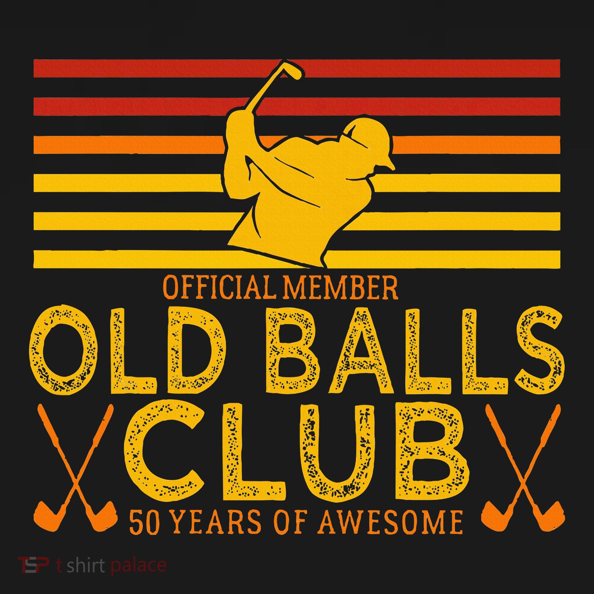 50th Birthday Funny Golf Old Balls Club Member Mousepad
