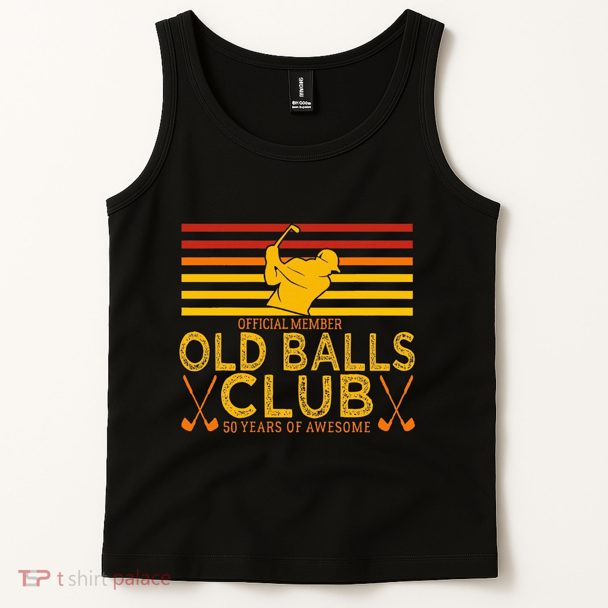 50th Birthday Funny Golf Old Balls Club Member Tank Top