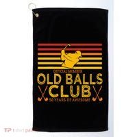 50th Birthday Funny Golf Old Balls Club Member Golf Towel thumb 0