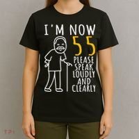  55th Birthday For Him | I'm Now 55 Years Old | Cool BDay T-Shirt thumb 4