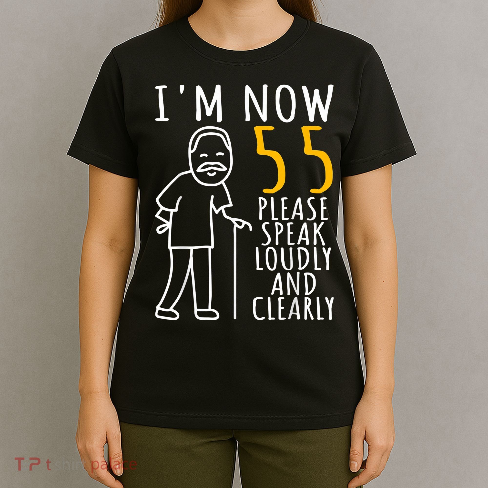  55th Birthday For Him | I'm Now 55 Years Old | Cool BDay T-Shirt
