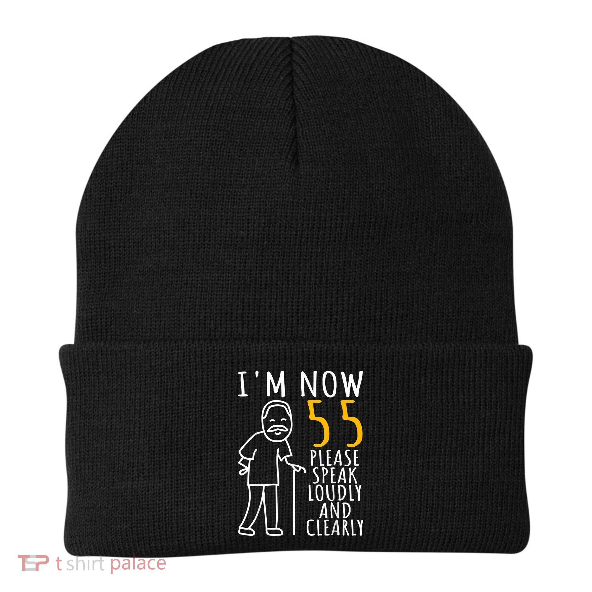  55th Birthday For Him | I'm Now 55 Years Old | Cool BDay Beanie