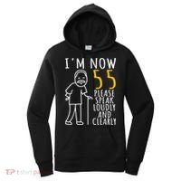  55th Birthday For Him | I'm Now 55 Years Old | Cool BDay Women's Hoodie thumb 0