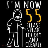  55th Birthday For Him | I'm Now 55 Years Old | Cool BDay Women's Hoodie thumb 2