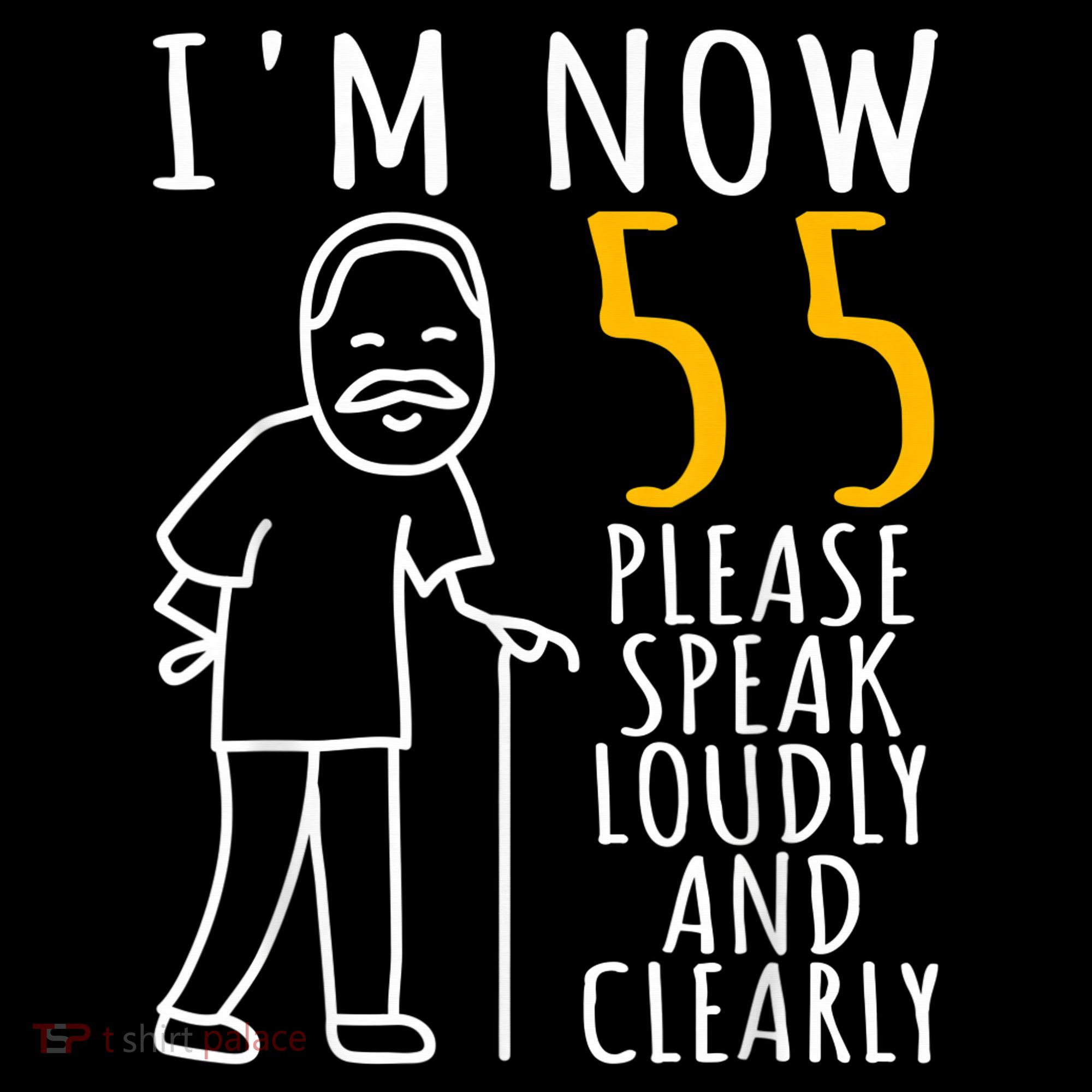  55th Birthday For Him | I'm Now 55 Years Old | Cool BDay Women's Hoodie