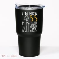  55th Birthday For Him | I'm Now 55 Years Old | Cool BDay Tumbler thumb 0