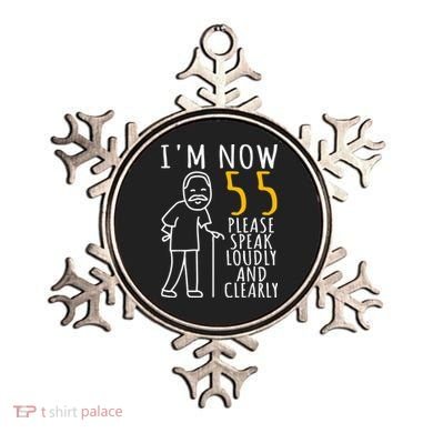  55th Birthday For Him | I'm Now 55 Years Old | Cool BDay Ornament