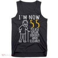  55th Birthday For Him | I'm Now 55 Years Old | Cool BDay Tank Top thumb 0