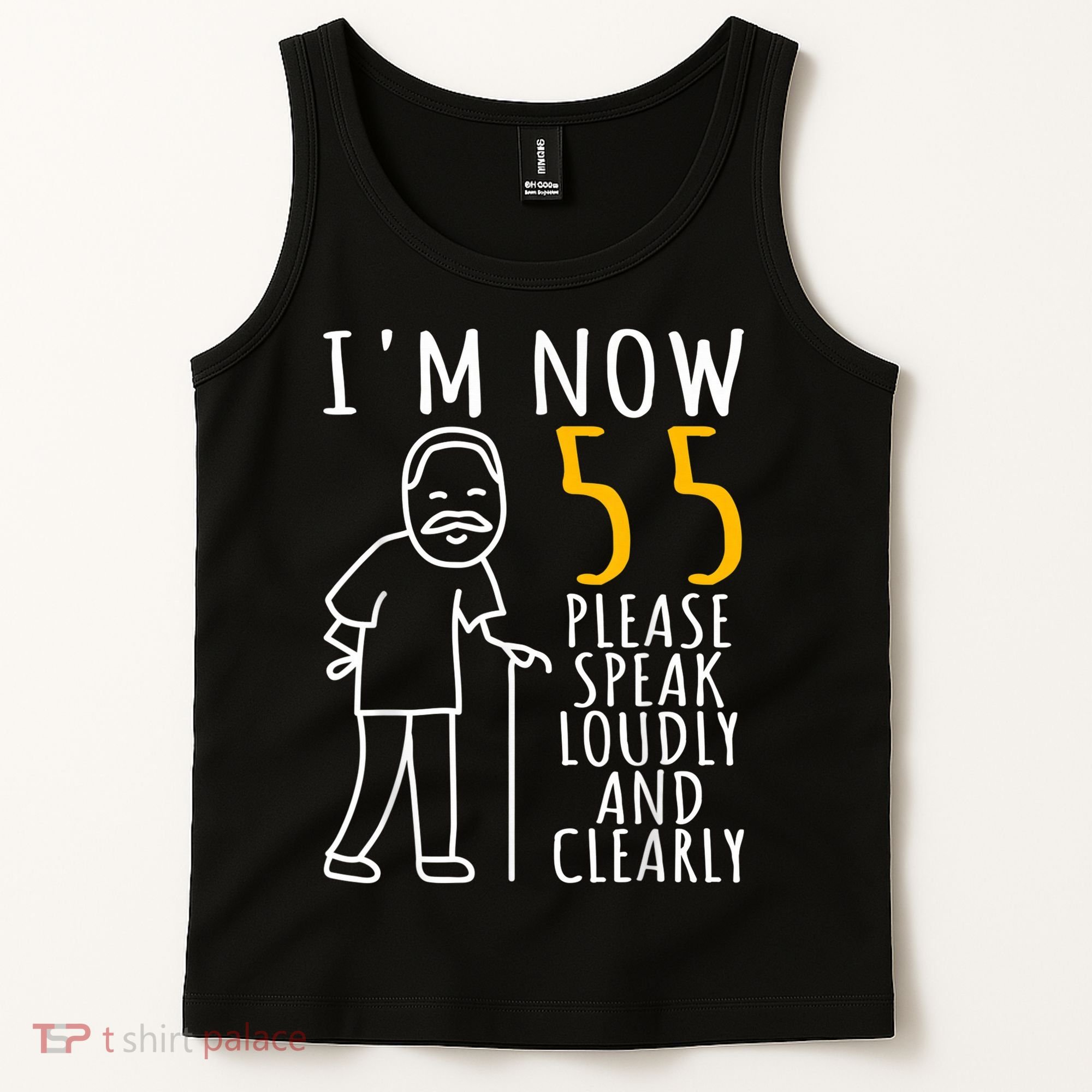  55th Birthday For Him | I'm Now 55 Years Old | Cool BDay Tank Top