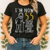  55th Birthday For Him | I'm Now 55 Years Old | Cool BDay Women's T-Shirt thumb 2