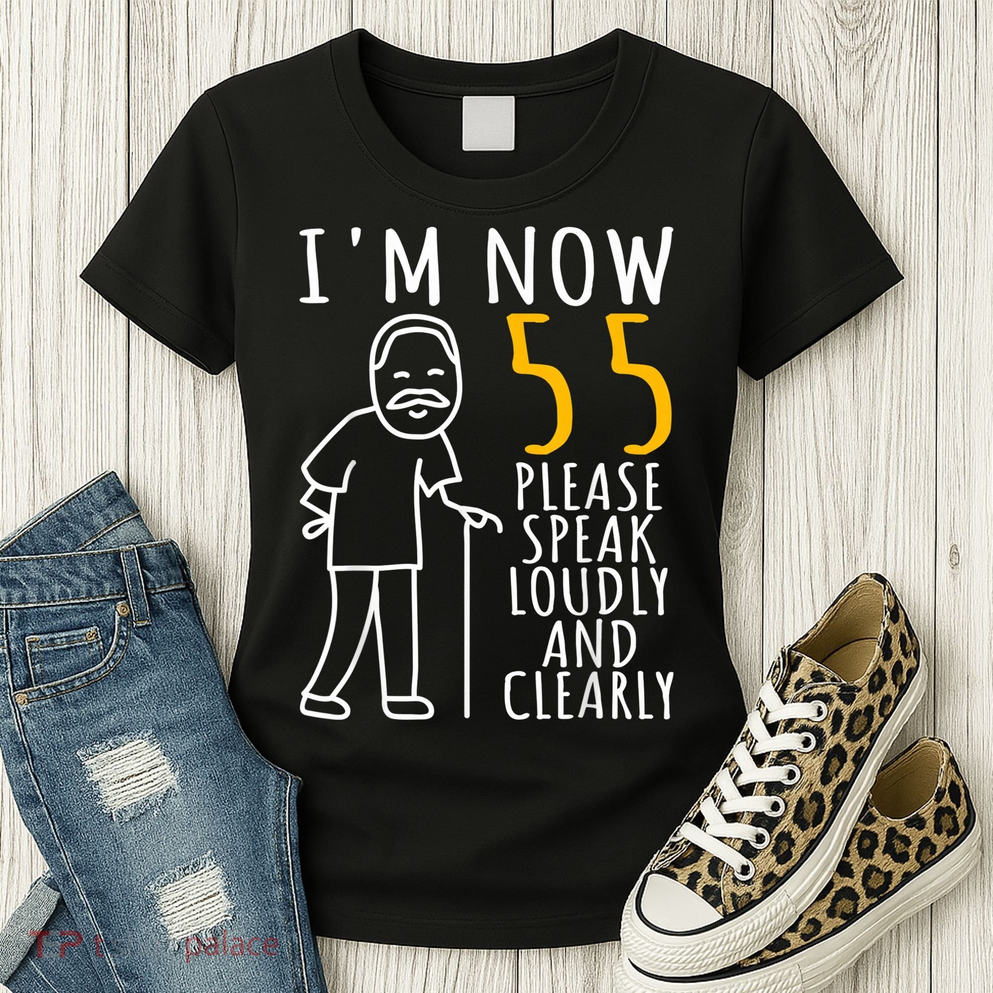  55th Birthday For Him | I'm Now 55 Years Old | Cool BDay Women's T-Shirt