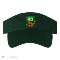 5th Birthday Gamer Pixel Style Creepin’ Into 5 Video Game Party Visor thumb 0
