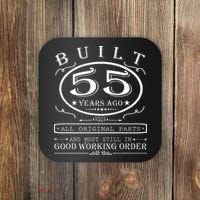 55th Birthday Graphic Built 55 Years Ago Original Parts Coaster thumb 0
