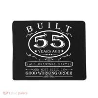 55th Birthday Graphic Built 55 Years Ago Original Parts Mousepad thumb 0