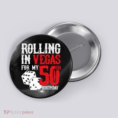 50th Birthday Gift Vintage 1972 Button
