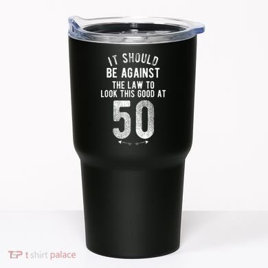 50th Birthday Gag Gift Idea 50 Year Old Joke Tumbler