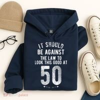 50th Birthday Gag Gift Idea 50 Year Old Joke Hoodie thumb 4